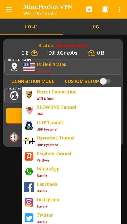 MinaProNet - AIO Tunnel VPN screenshot 3