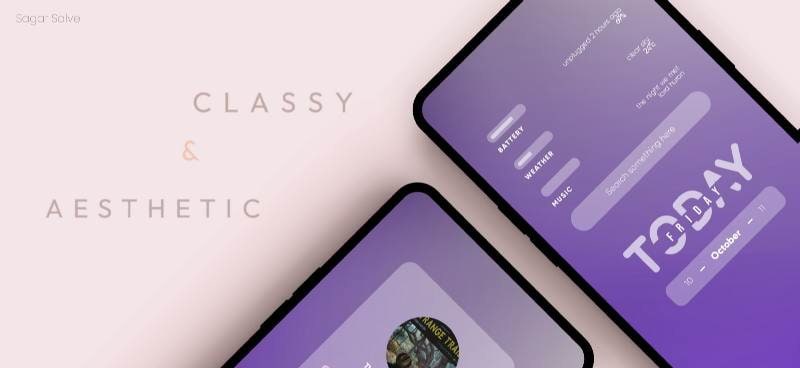 Drizzle KWGT screenshot 1