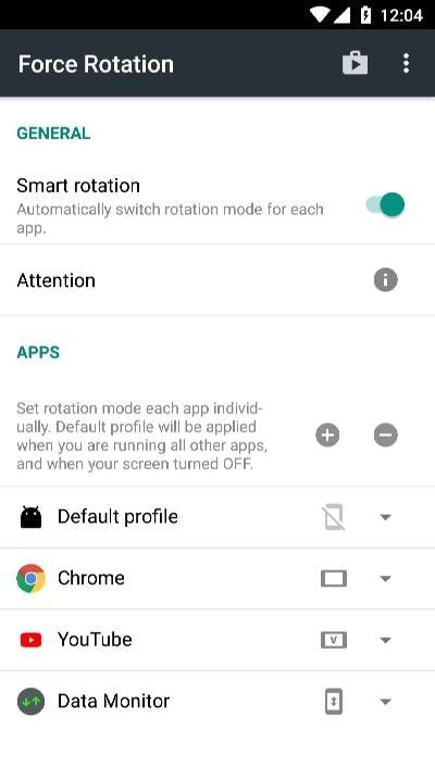 Force Rotation: Auto-rotate screenshot 1