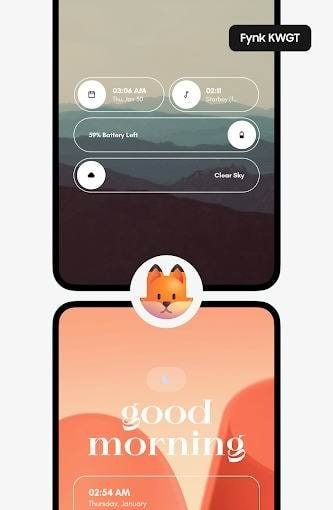 Fynk KWGT screenshot 4