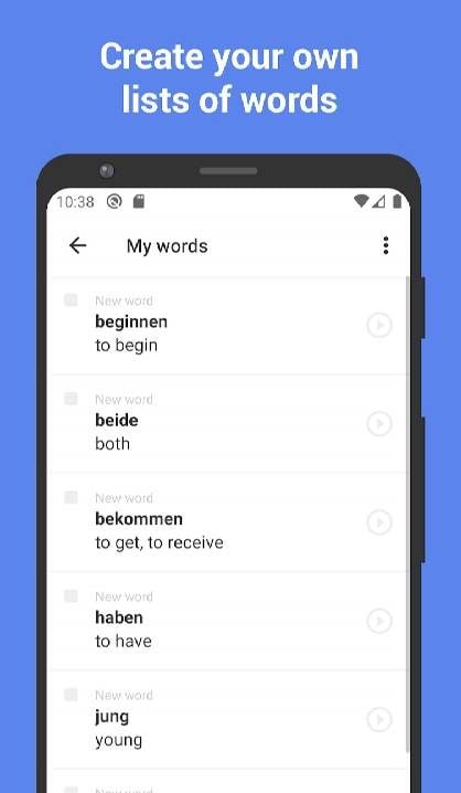 ReWord: Learn German screenshot 1