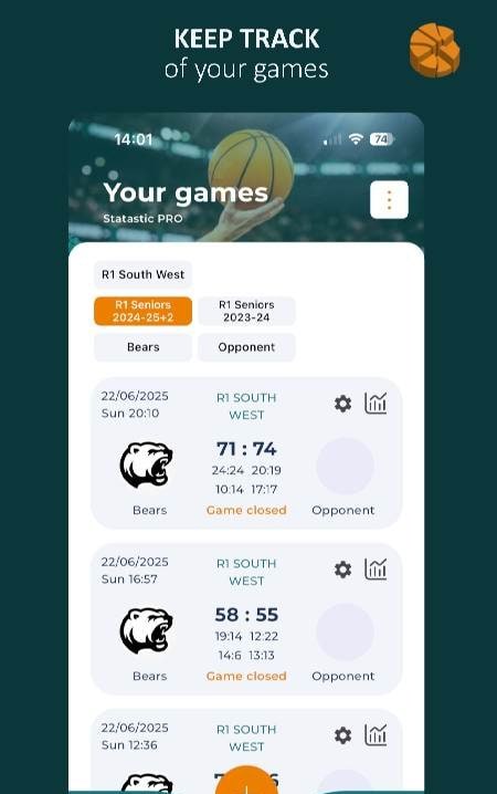 Statastic Basketball Tracker screenshot 2