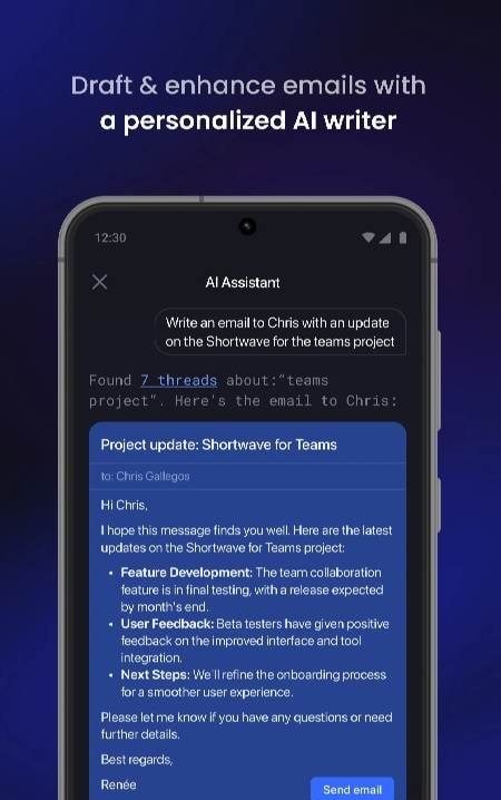 Shortwave — AI Email Screenshot 4