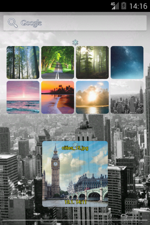 Gallery Widget screenshot 1