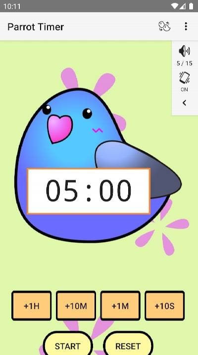 Cute Timer App: Parrot Timer screenshot 4