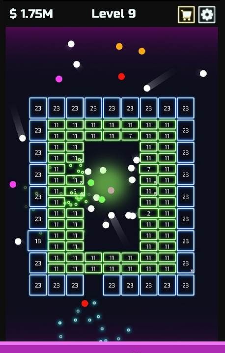 Idle Brick Breaker gameplay screenshot 2