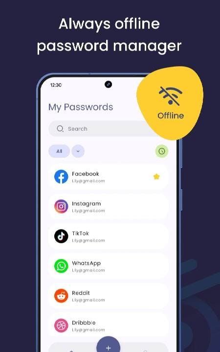 Owl Offline Password Manager screenshot 1