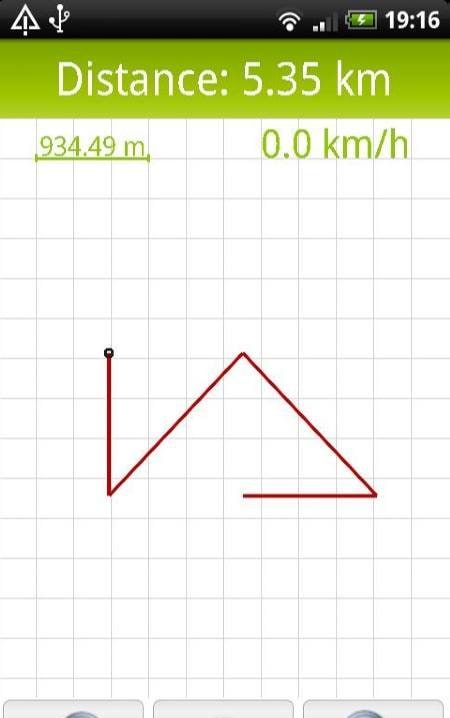 GPS Distance Meter screenshot 1