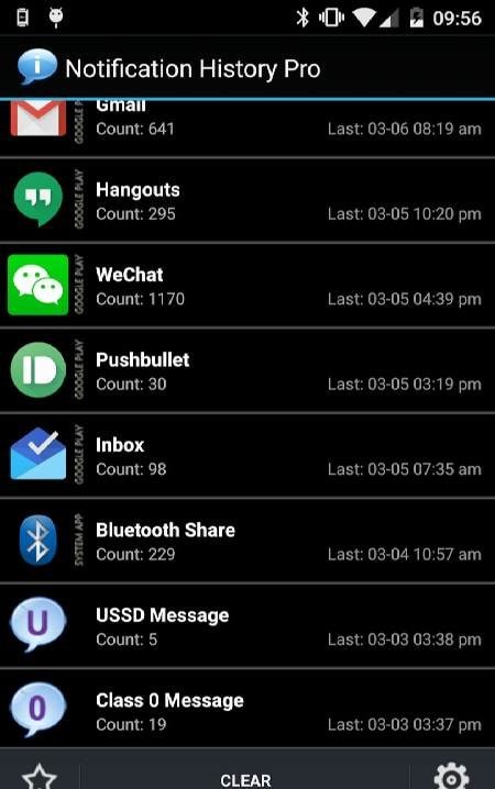 Notification History Pro screenshot 1