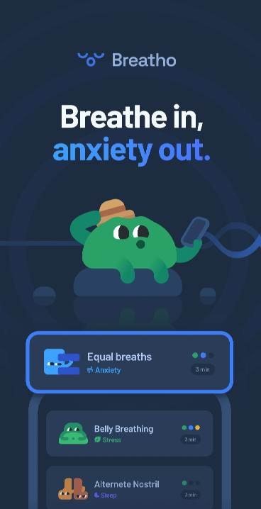 Breatho: Calm Stress & Anxiety screenshot 1