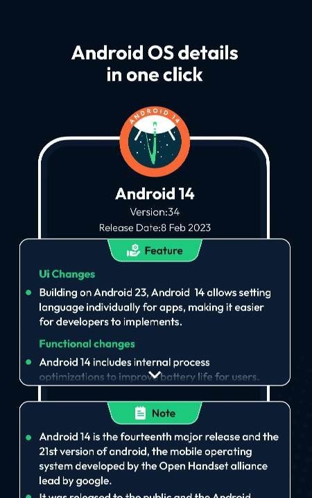 Android Version Update Info Screenshot 4