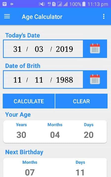 Age Calculator screenshot 2