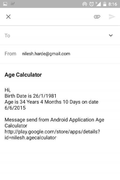 Age Calculator screenshot 2
