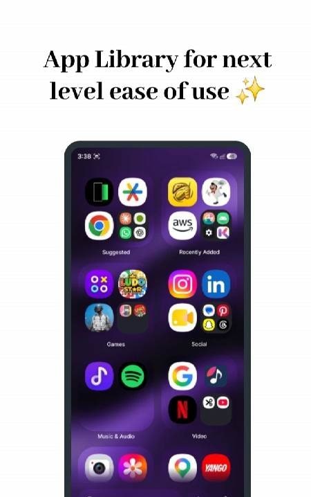 Kore Launcher: Home & Themes screenshot 3