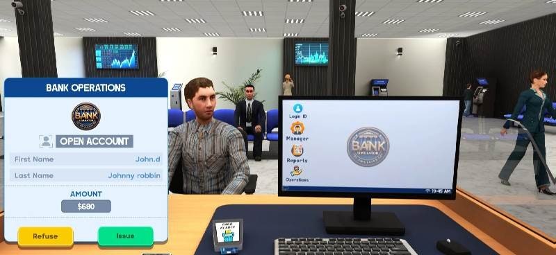 Bank Simulator Money Business gameplay screenshot 1