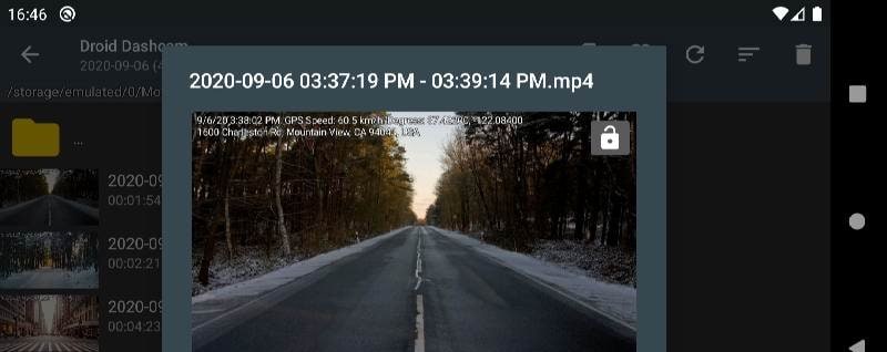 Droid Dashcam Video Recorder screenshot 3