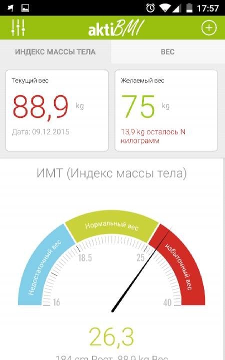 Weight Loss Tracker & BMI - aktiBMI screenshot 1