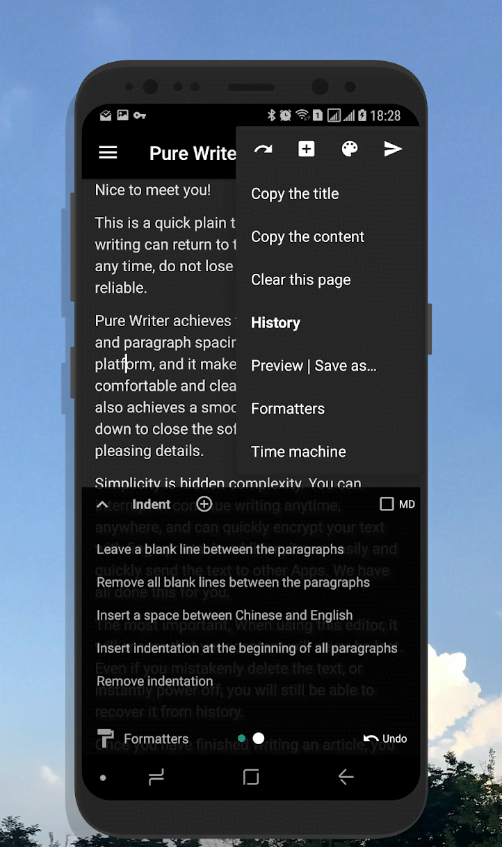 Pure Writer Screenshot 4
