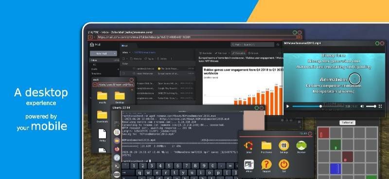 NOMone Desktop - Linux and VR screenshot 1