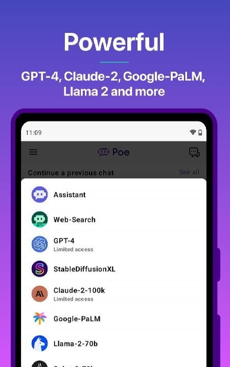 Poe - Fast AI Chat screenshot 2