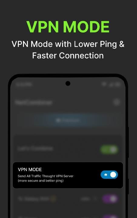 NetCombiner - Internet Bonding: Screenshot 3