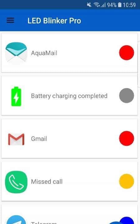 LED Blinker Notifications Pro screenshot 1