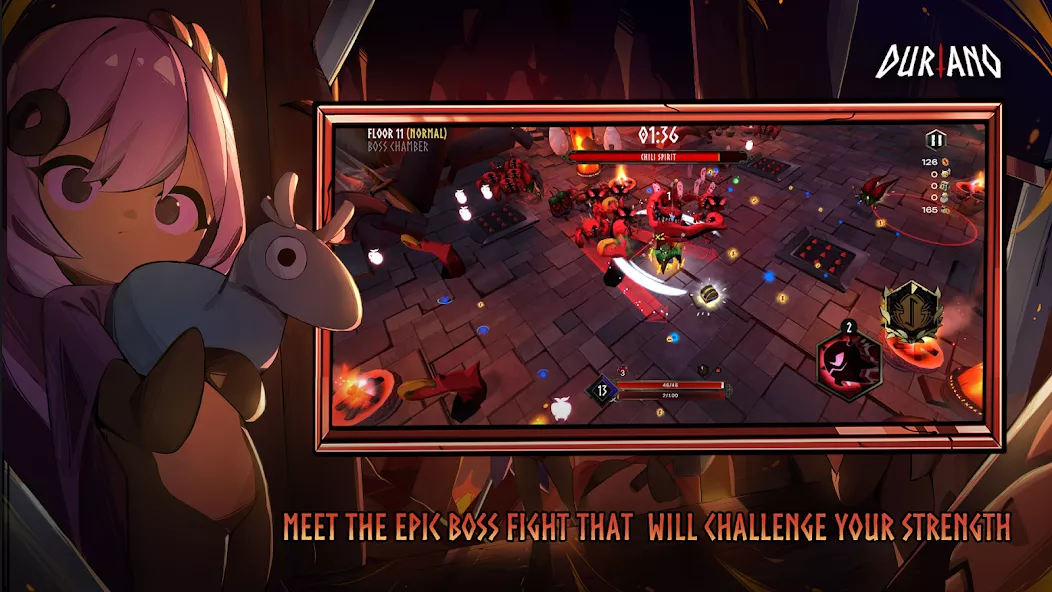 Duriano: Roguelike RPG gameplay screenshot 3