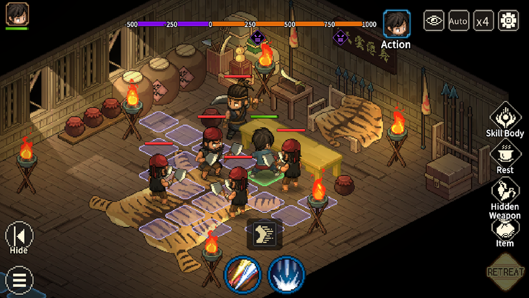 Hero’s Adventure character skill interface