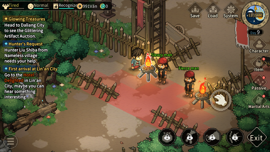 Hero’s Adventure world exploration view