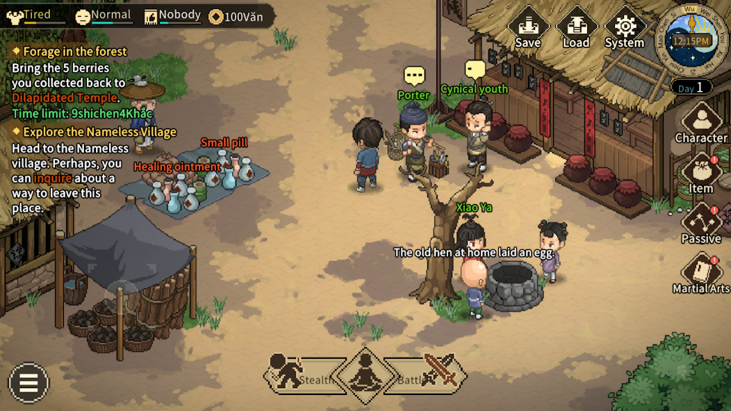 Hero’s Adventure combat system overview