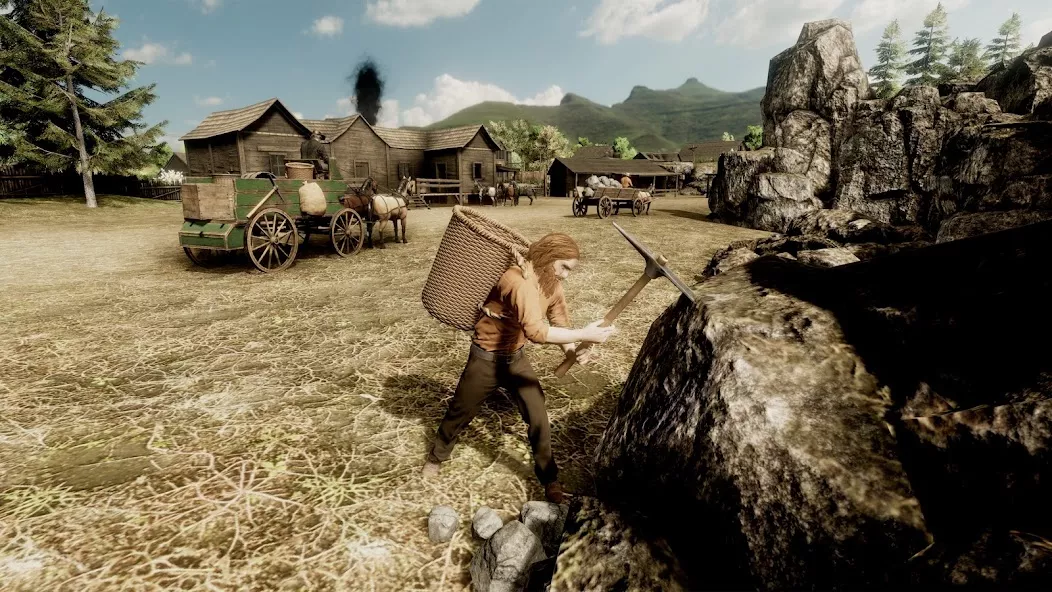 Character customization menu in Red Dustlands Online