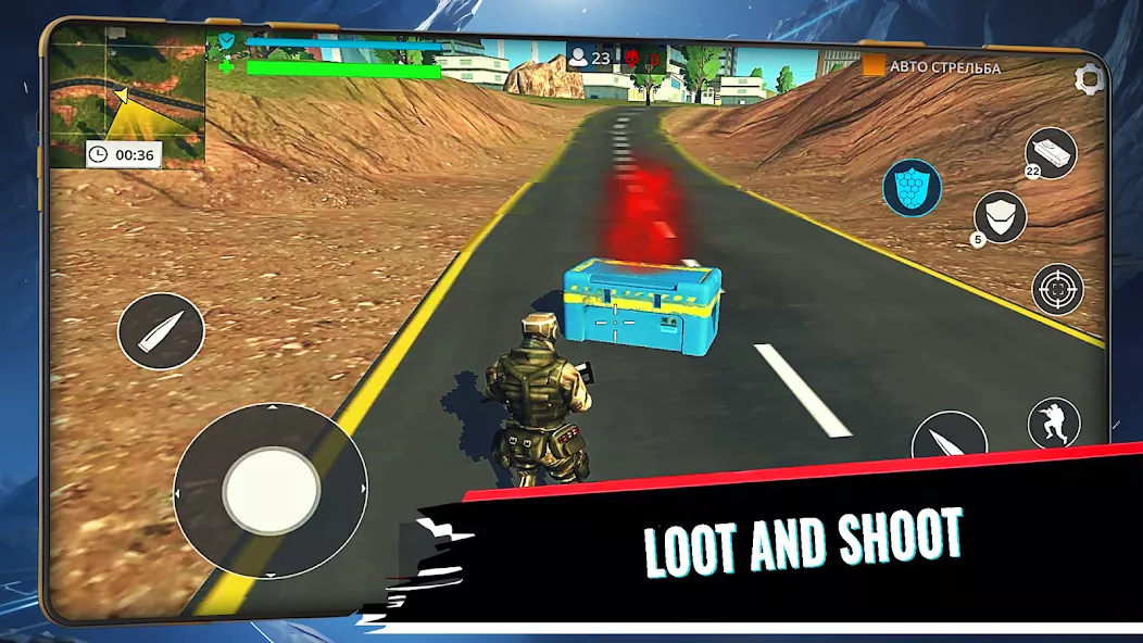 Cyber Gun – Battle Royale Game gameplay screenshot 1