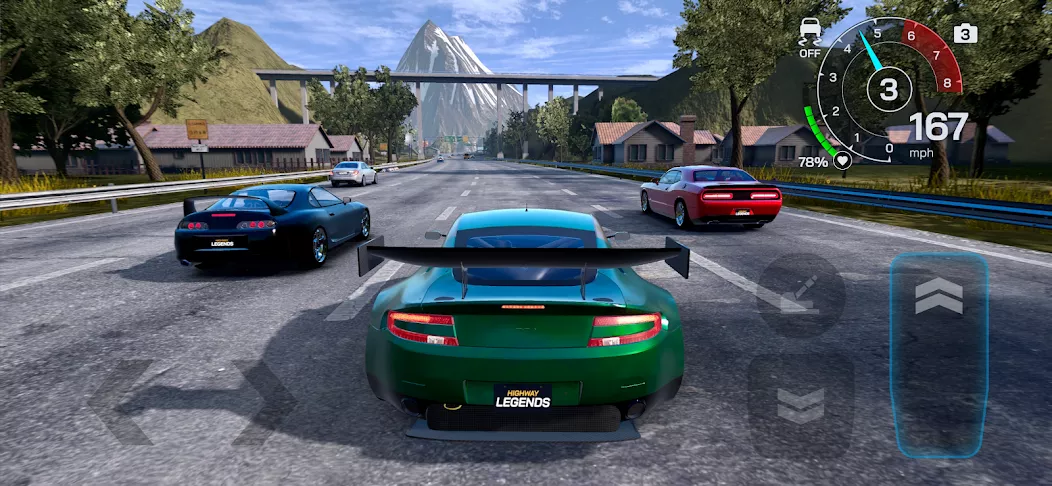 Highway Legends: Car Racing 3D screenshot 1