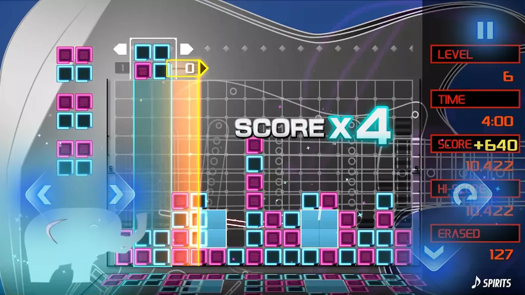 LUMINES REMASTERED gameplay screenshot 3
