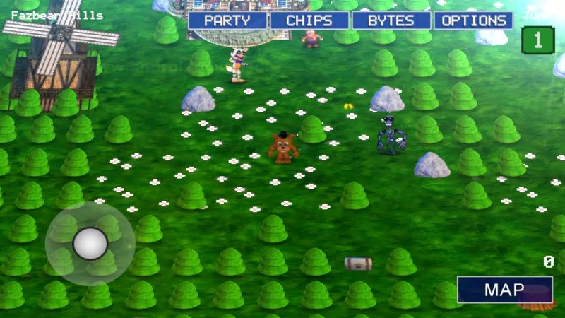 Fnaf World gameplay screenshot 2