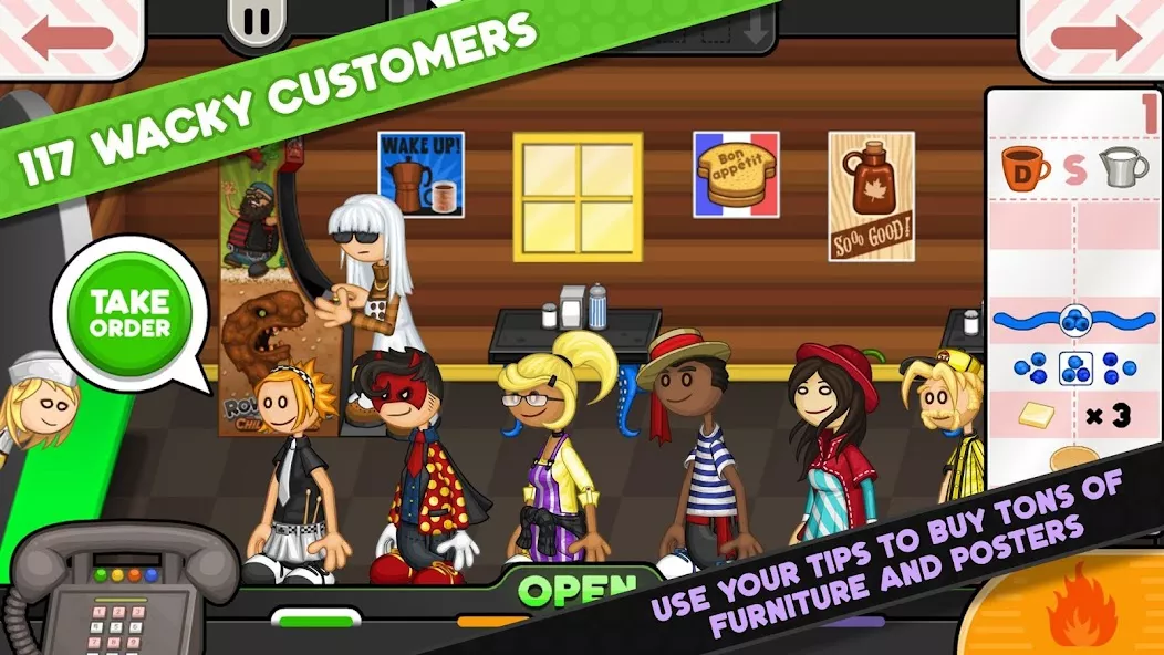 Papa’s Pancakeria To Go! screenshot 2