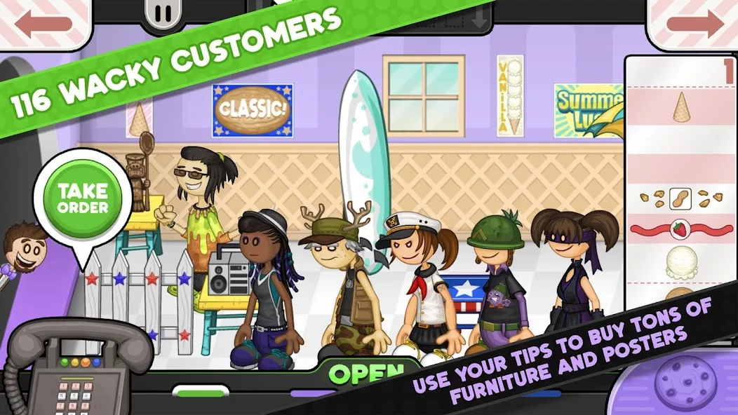 Papa’s Scooperia To Go screenshot 5