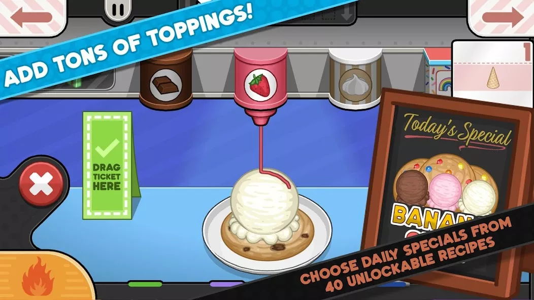 Papa’s Scooperia To Go screenshot 4
