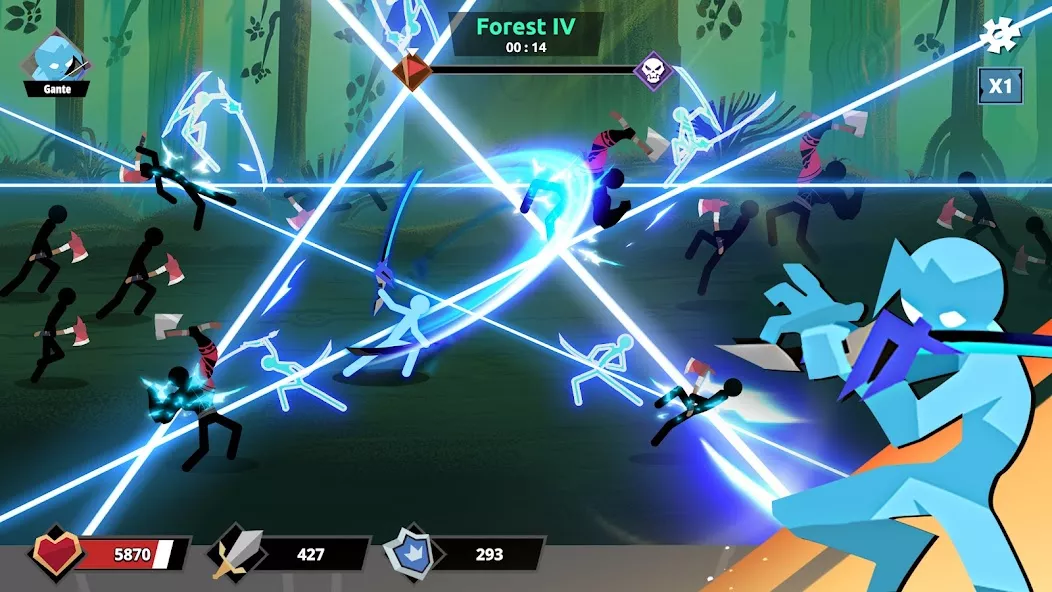Stickman Roguelike: Epic RPG screenshot 2