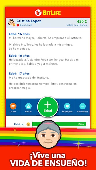 Fourth screenshot of Bitlife Español