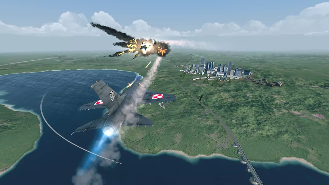 Warplanes: Task Force gameplay view