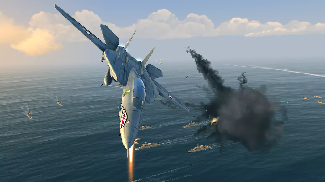 Warplanes: Task Force mission briefing screen