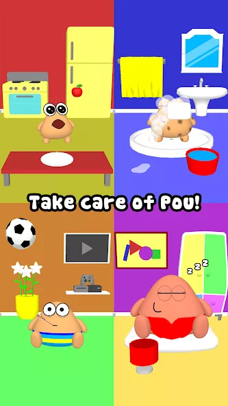 Pou 3D gameplay screenshot 1