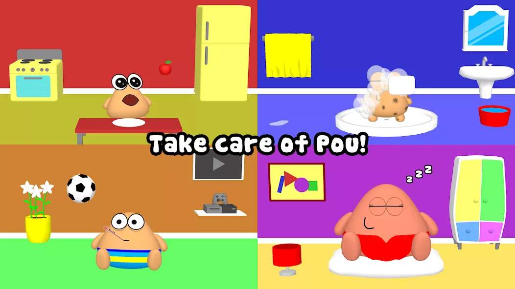 Pou 3D gameplay screenshot 5