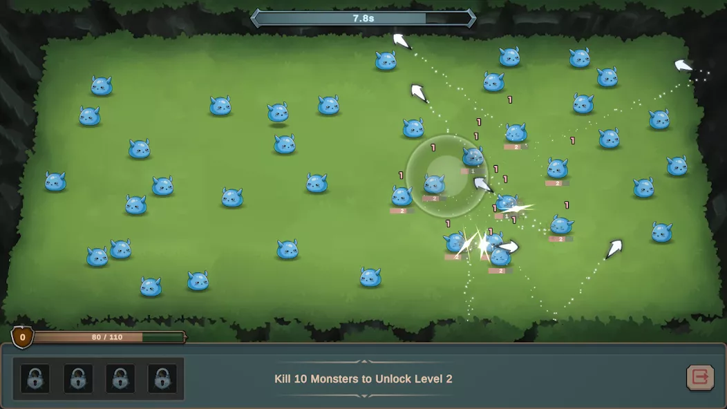 Maktala: Slime Lootfest combat interface
