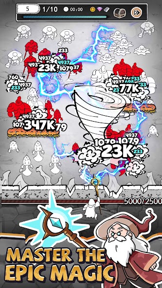 Doodle Magic: Wizard vs Slime screenshot 3