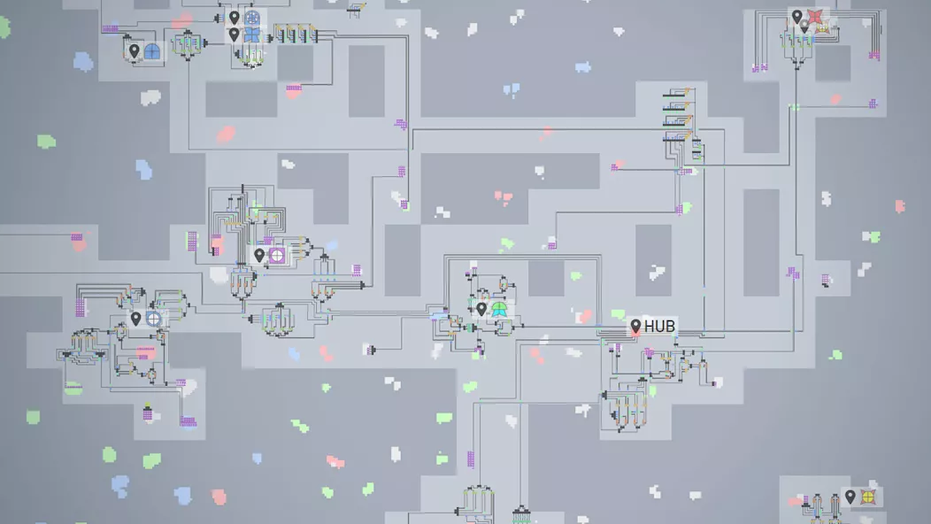 Shapez gameplay screenshot 1