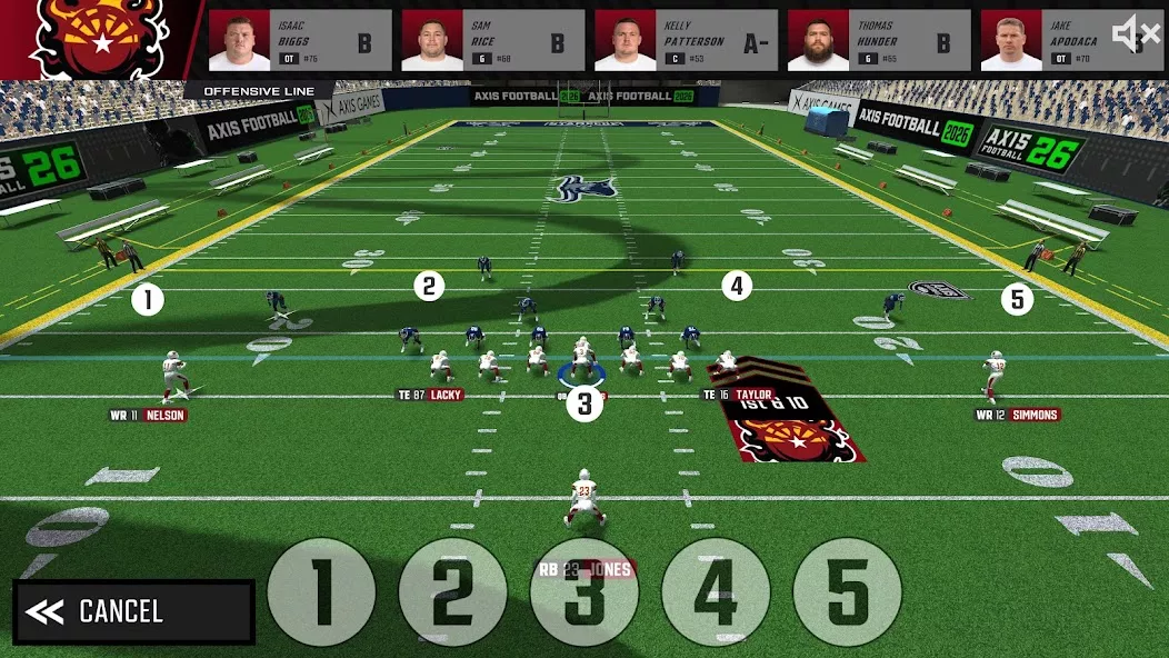 Axis Football Mobile screenshot 2