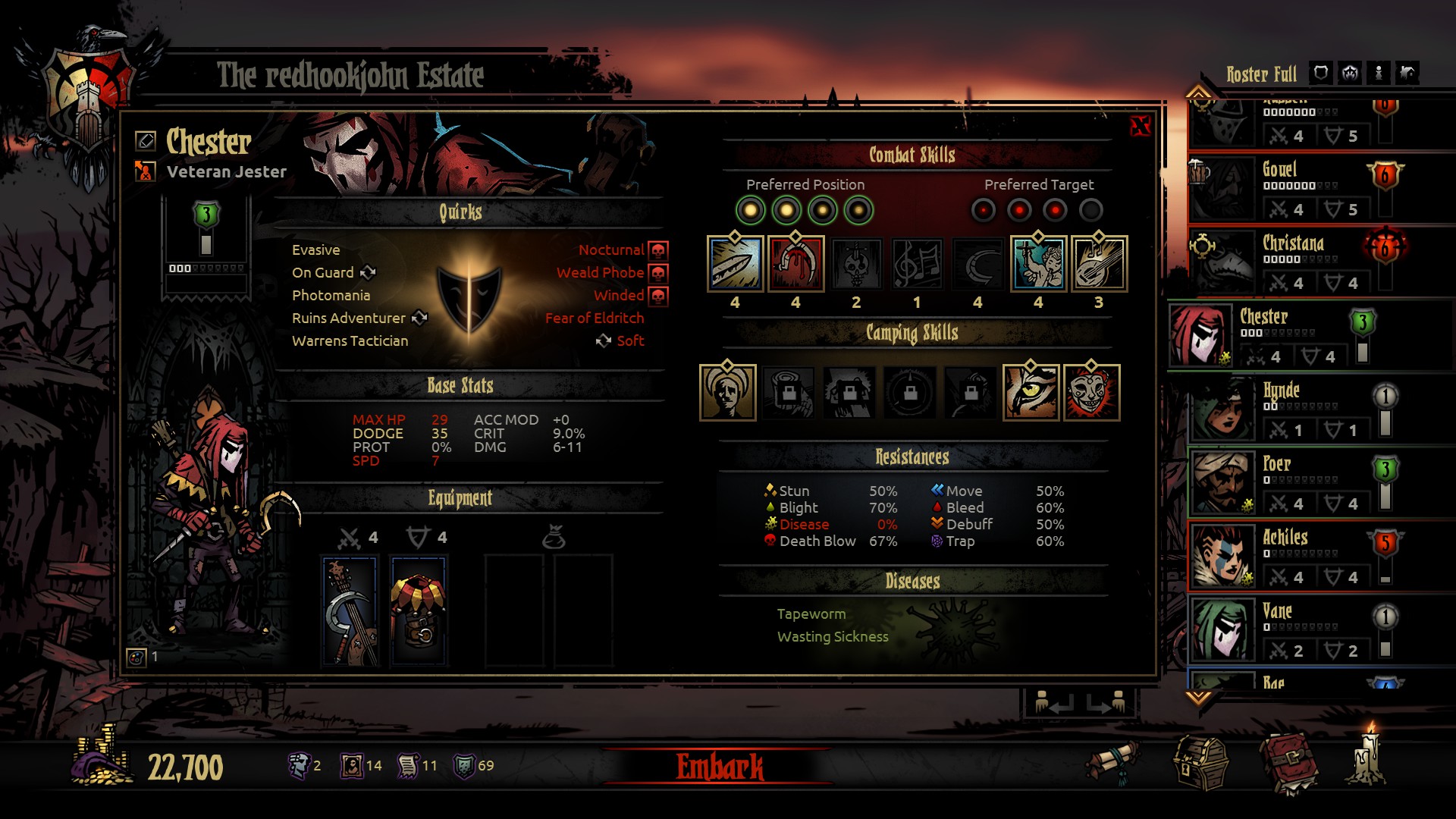 Darkest Dungeon gameplay screenshot 4