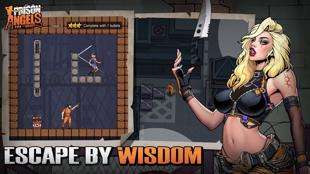 Prison Angels: Sin City gameplay screenshot 4